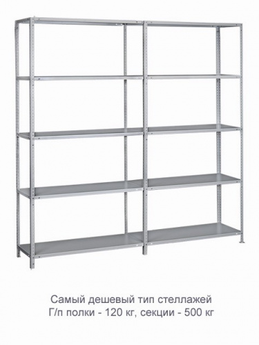 Полочные стеллажи серии ТС Лайт